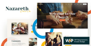 Nazareth non-profit Church Theme